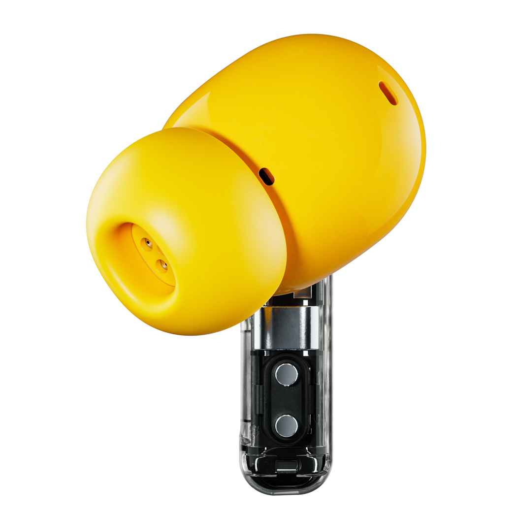 Nothing Ear (a) - Yellow model B162 Nothing Ear(a) Yellow front view - GharOne Nepal view 5